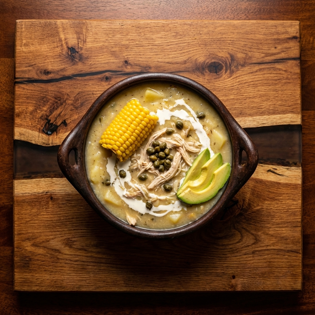 Calorias ajiaco bogotano