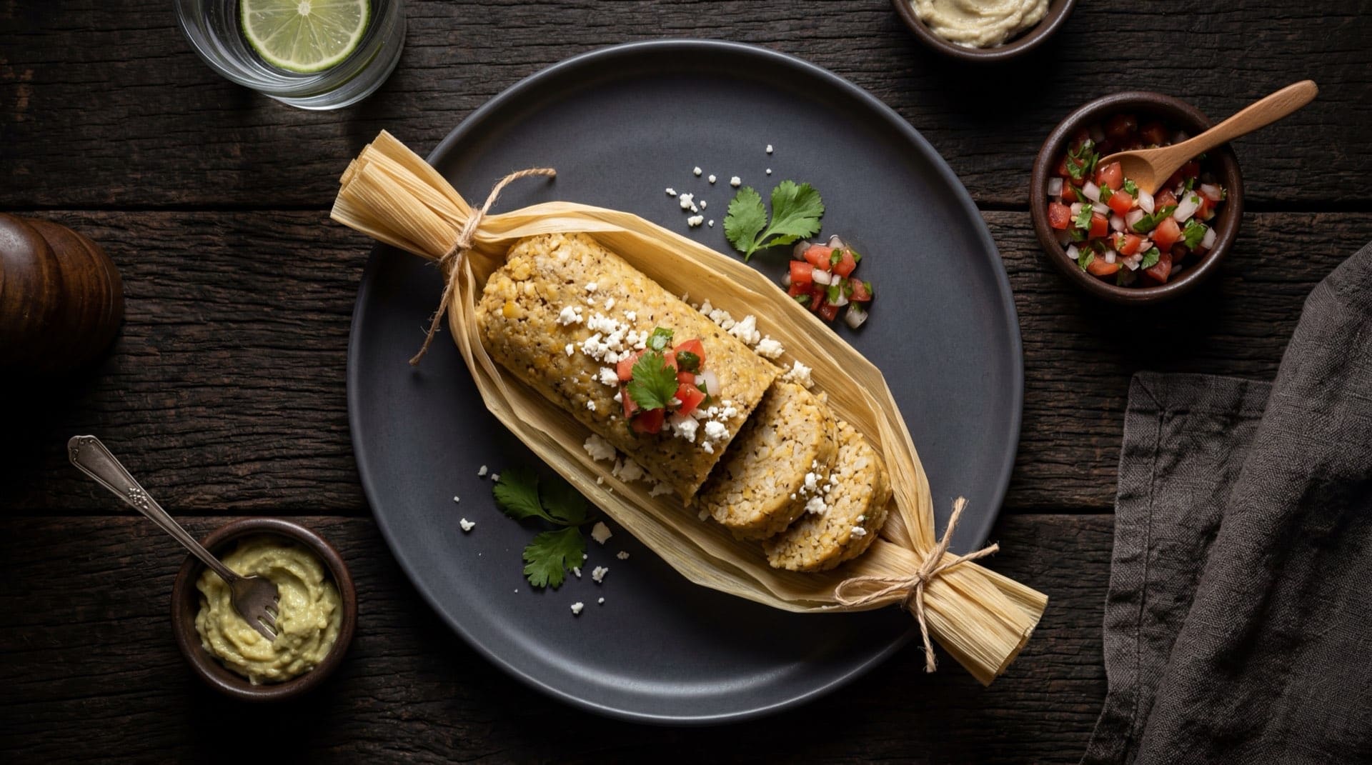 Bollo limpio saludable con queso costeno bajo en sal y tajadas de aguacate fresco