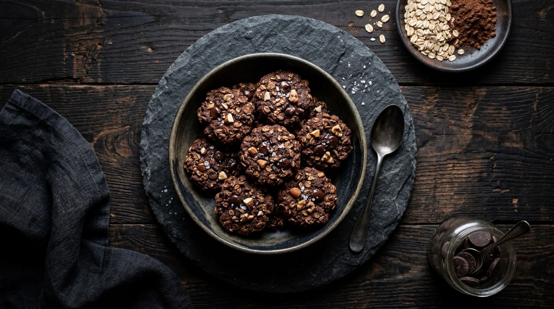 Alternativa saludable a las Triki Trakes: galletas de avena integral caseras con chips de chocolate oscuro al 70% y relleno de crema de yogur griego natural
